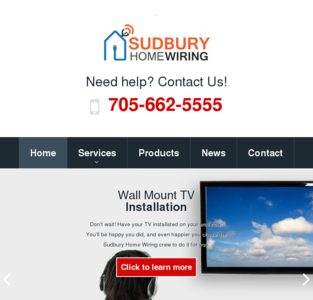 Welcome to Sudbury Home Wiring!
